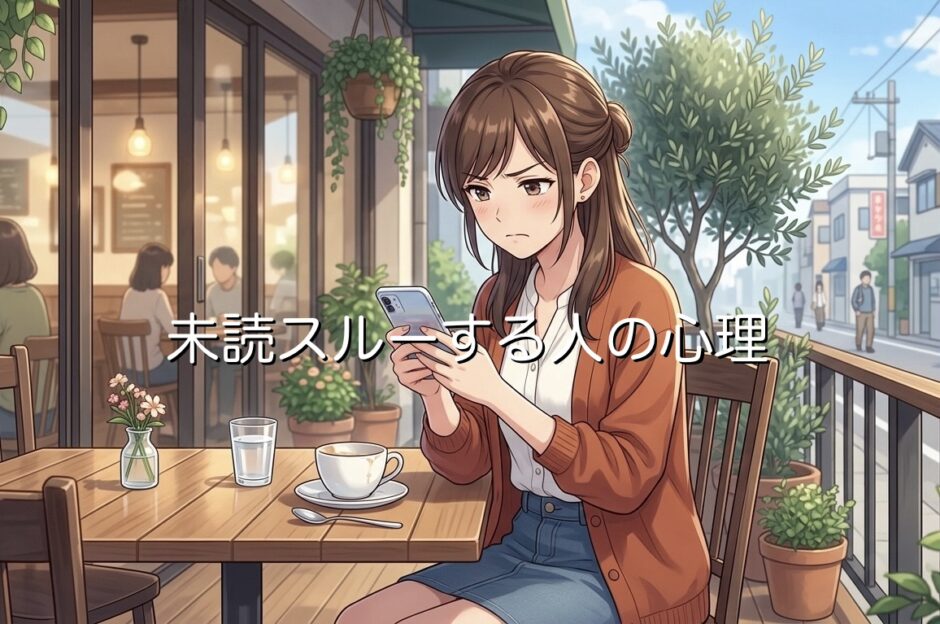未読スルーする人の心理！未読無視は察しろ？友達や男性と女性で徹底解説