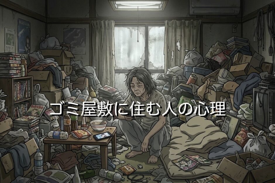 ゴミ屋敷に住む人の心理5選！なぜゴミ部屋になる？男性と女性で徹底解説