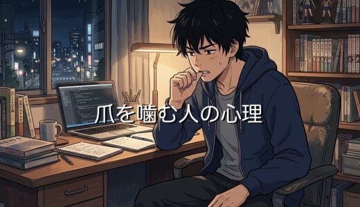 爪を噛む人の心理！なぜやめたいのにやめられない？男性と女性で徹底解説