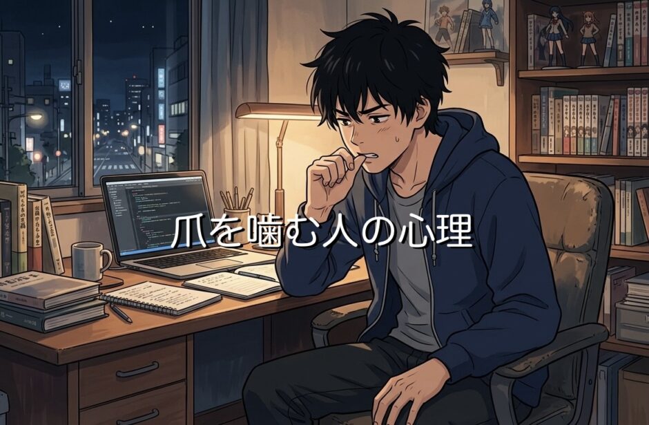 爪を噛む人の心理！なぜやめたいのにやめられない？男性と女性で徹底解説