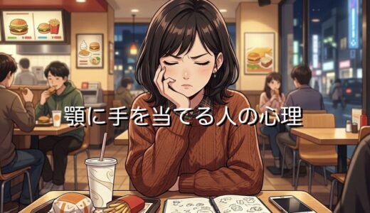 顎に手を当てる人の心理！考えるポーズの本当の意味とは？男性と女性で徹底解説