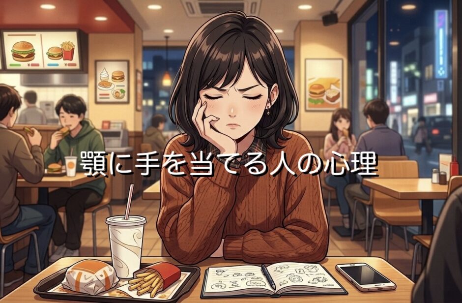 顎に手を当てる人の心理！考えるポーズの本当の意味とは？男性と女性で徹底解説