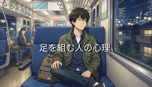 足を組む人の心理！右足が上と左足が上で違う？電車の場合や男性と女性で徹底解説