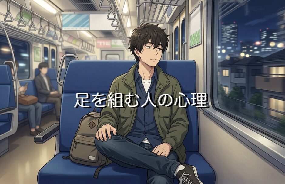 足を組む人の心理！右足が上と左足が上で違う？電車の場合や男性と女性で徹底解説