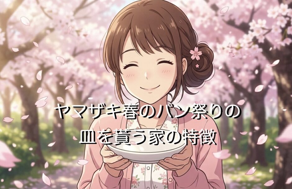 ヤマザキ春のパン祭りの皿を貰う家の特徴！点数の攻略法も徹底解説