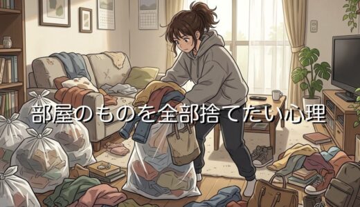 部屋のものを全部捨てたい人の心理！ものを捨てたくなる衝動を男性と女性で徹底解説