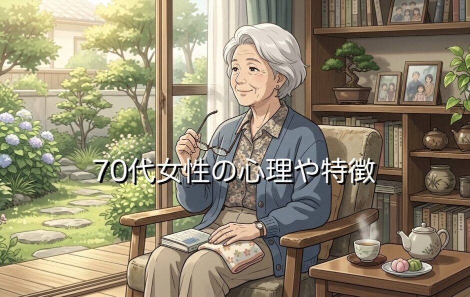 70代女性の心理や特徴！恋愛で好む男性や生き方の変化など徹底解説