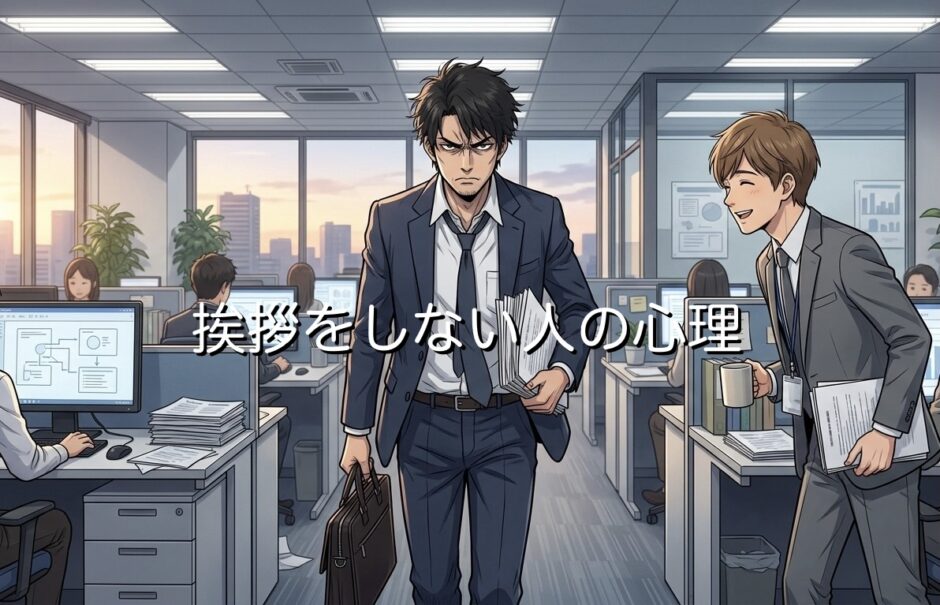 挨拶しない人の心理！頭おかしいと思われて嫌われる？男性と女性で徹底解説