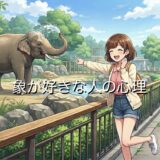 象が好きな人の心理！どんな性格をしているのか男性と女性で徹底解説