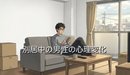 別居中の男性の心理変化3選！連絡はしない方がいい？楽しそうな場合も徹底解説