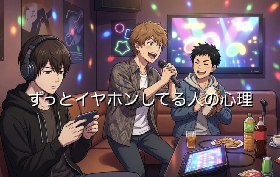 ずっとイヤホンしてる人の心理！同じ部屋にいるのになぜ？男性と女性で徹底解説