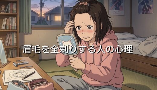 眉毛を全剃りする人の心理！後悔してやばい？男性と女性で徹底解説