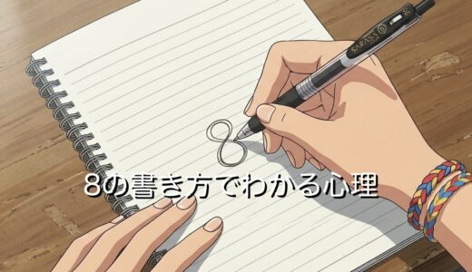 8の書き方でわかる心理！真ん中から書く人の性格は？男性と女性で徹底解説