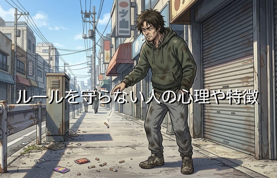 ルールを守らない人の心理や特徴！逆ギレする性格？イライラする時の対処法も紹介