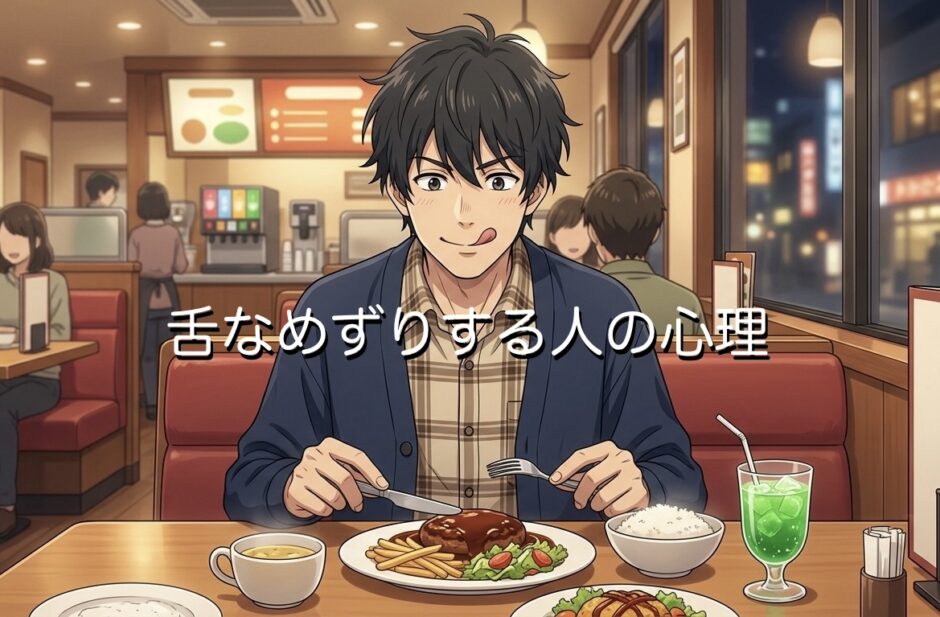 舌なめずりする人の心理！会話中にするのは癖？男性と女性で徹底解説