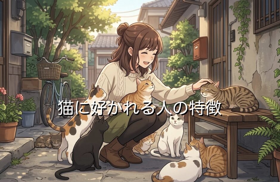 猫に好かれる人の特徴！体臭や異性にモテるオーラがある？男性と女性で徹底解説