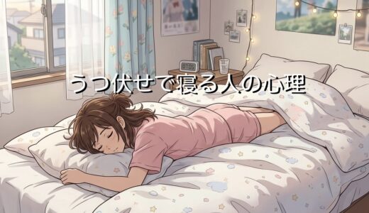 うつ伏せで寝る人の心理3選！どんな性格をしている？男性と女性で徹底解説