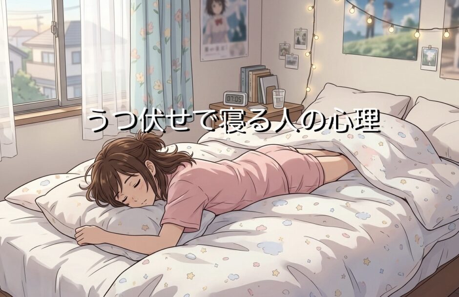 うつ伏せで寝る人の心理3選！どんな性格をしている？男性と女性で徹底解説