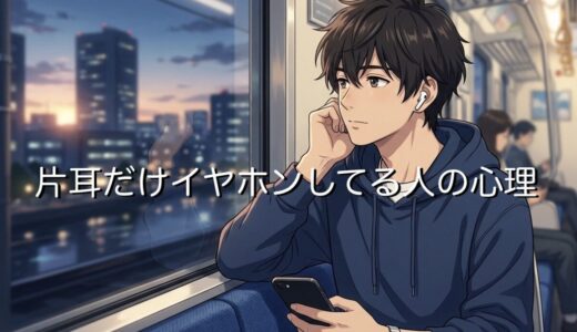 片耳だけイヤホンしてる人の心理！ダサいと思われる？男性と女性で徹底解説
