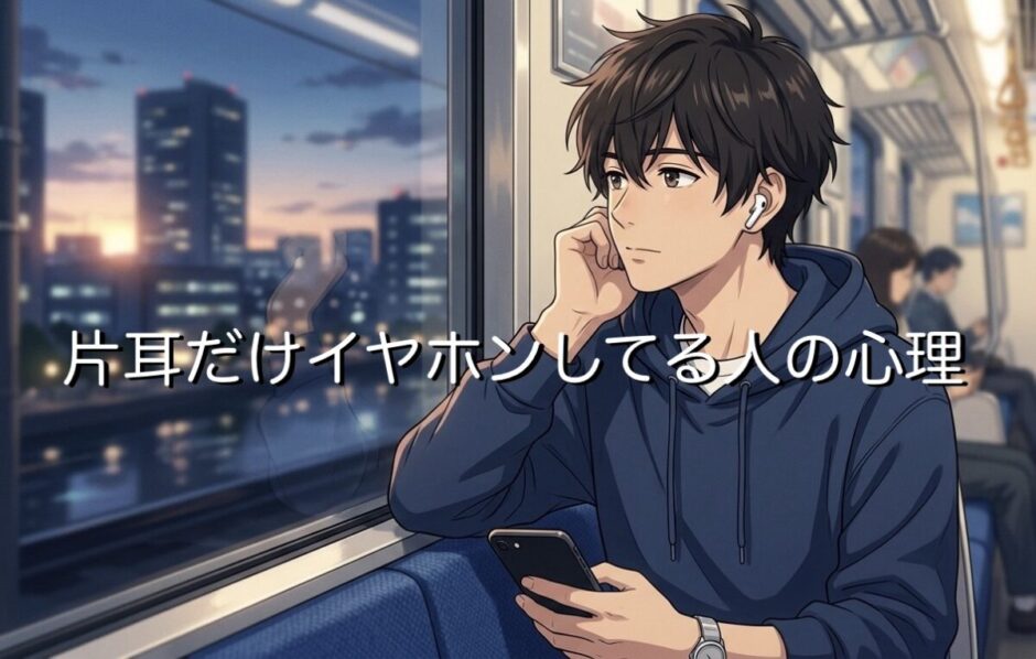 片耳だけイヤホンしてる人の心理！ダサいと思われる？男性と女性で徹底解説