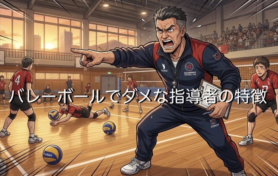 バレーボールでダメな指導者の特徴！ひどいや怖いと言われる理由を徹底解説