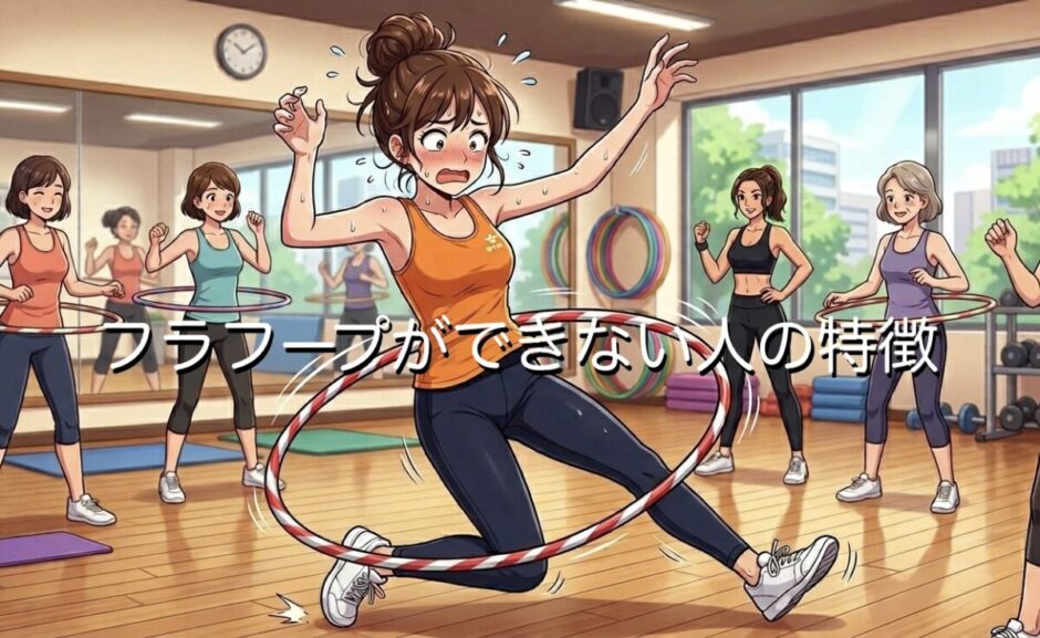 フラフープができない人の特徴！回せないのはなぜ？上手い人の特徴も徹底解説