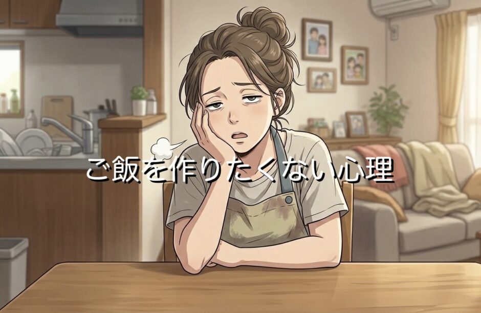 ご飯を作りたくない心理！毎日めんどくさいと思うのはなぜか男性と女性で徹底解説