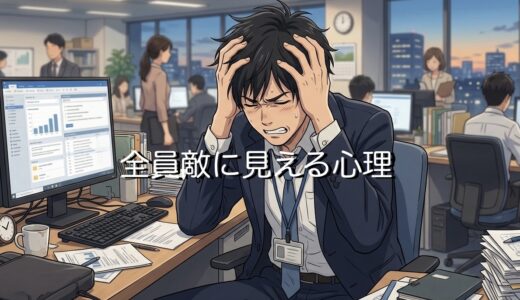 全員敵に見える心理！職場でみんなが敵に見える理由を男性と女性で徹底解説