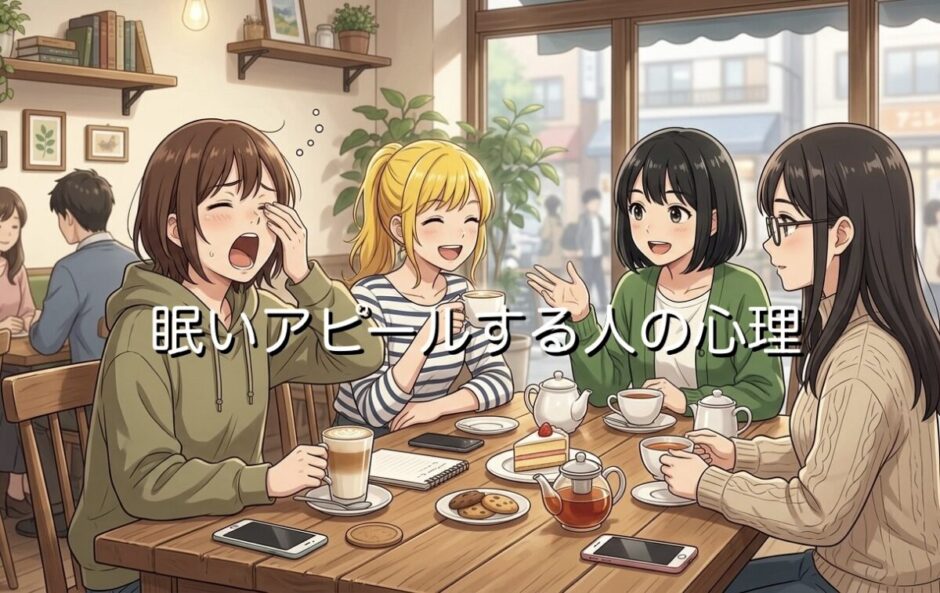 眠いアピールする人の心理！LINEで眠いと言うのは脈あり？男性と女性で徹底解説