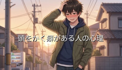 頭をかく癖がある人の心理！頭の後ろをかくのは照れ？男性と女性で徹底解説