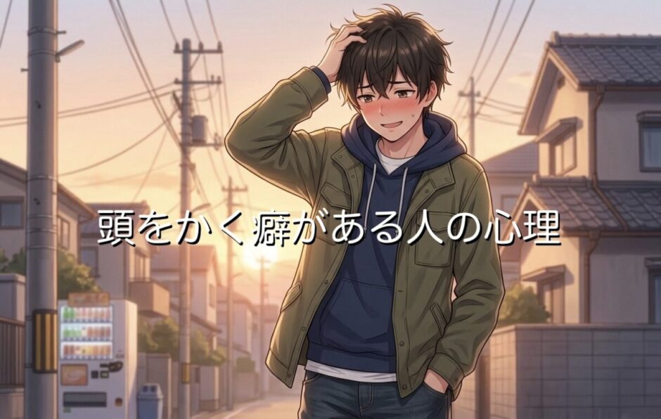 頭をかく癖がある人の心理！頭の後ろをかくのは照れ？男性と女性で徹底解説
