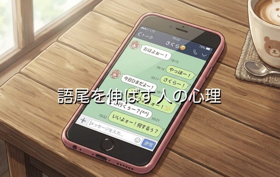 語尾を伸ばす人の心理！LINEやビジネスシーンなど男性と女性で徹底解説