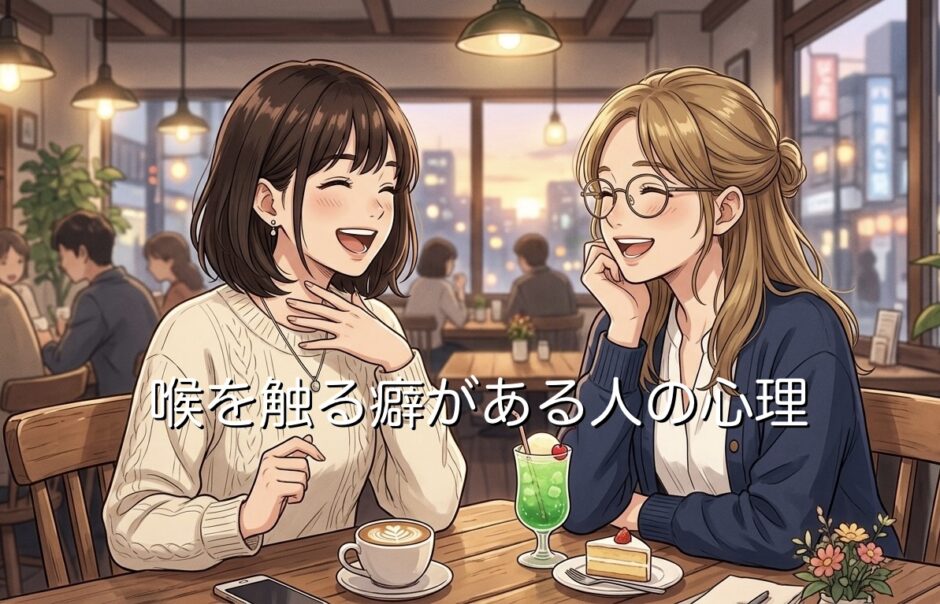 喉を触る癖がある人の心理！話す時に触る意味を男性と女性で徹底解説