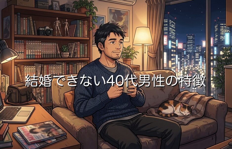 結婚できない40代男性の特徴！イケメンでも悲惨でみじめ？異常で難ありなのか解説