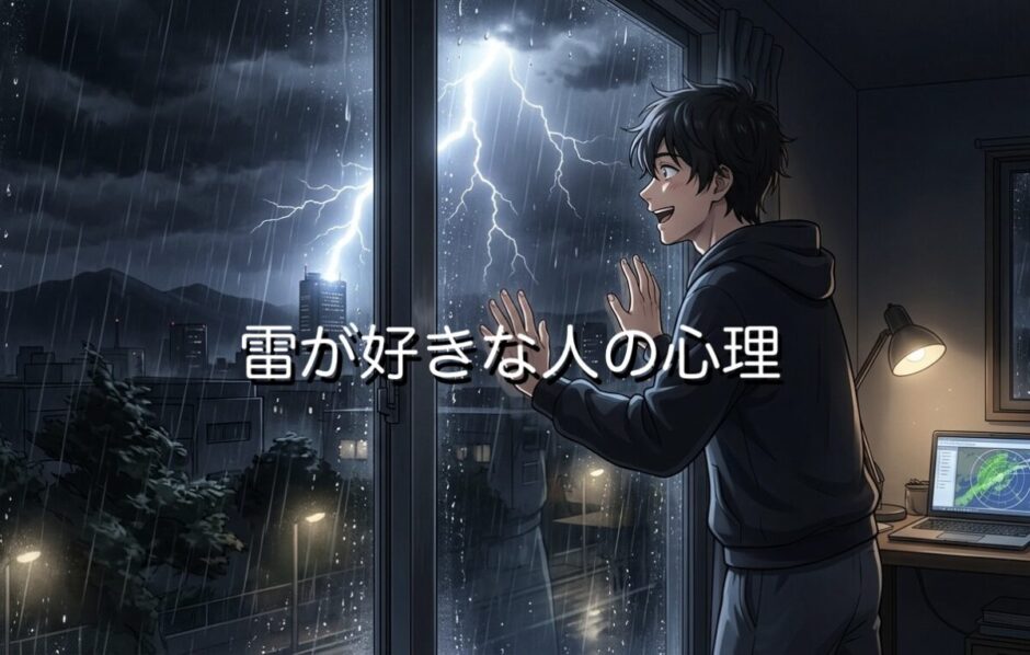 雷が好きな人の心理！雷の音が好きで落ち着く？ワクワクする男性と女性を徹底解説