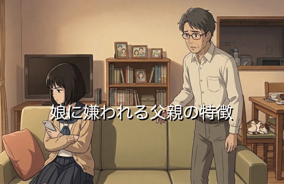 娘に嫌われる父親の特徴！好かれる父親との違いは？子供に嫌われる末路を徹底解説