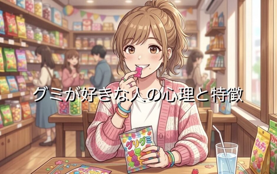 お菓子のグミが好きな人の心理と特徴！なぜ食べ過ぎるのか男性と女性で徹底解説