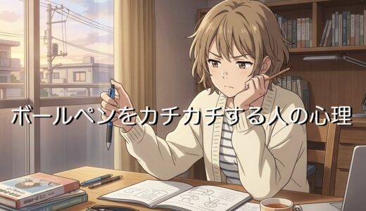 ボールペンをカチカチする人の心理！好きな人でもうざい？男性と女性で徹底解説