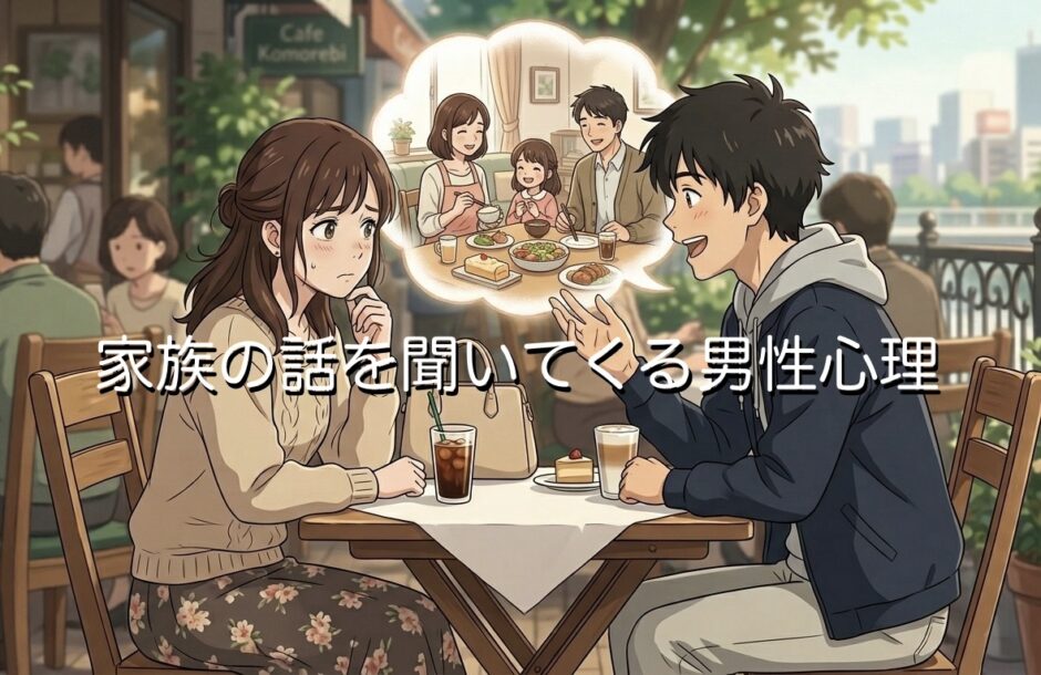 家族の話を聞いてくる男性心理！脈ありか脈なしか既婚者の場合も解説
