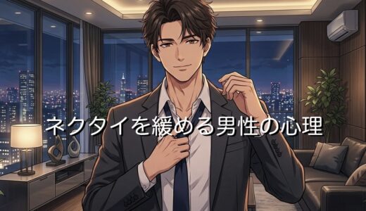 ネクタイを緩める仕草をする男性心理！なぜ女性は色気があってかっこいいと思うのか徹底解説
