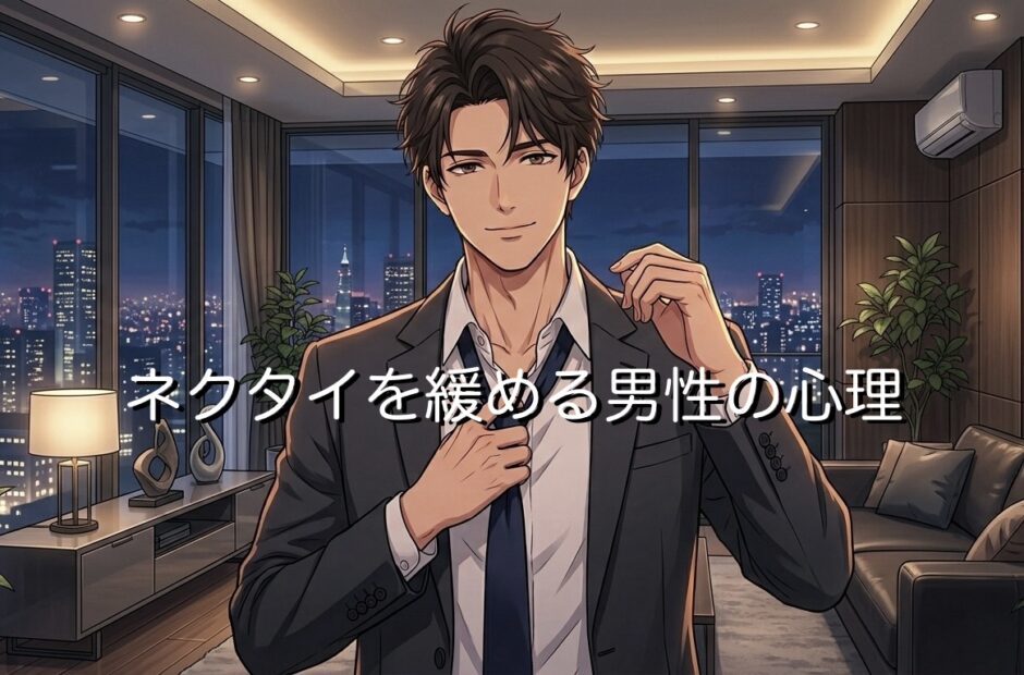 ネクタイを緩める仕草をする男性心理！なぜ女性は色気があってかっこいいと思うのか徹底解説
