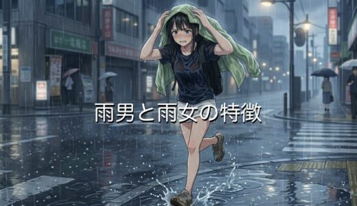 雨男と雨女の特徴！うざい？縁起がいいからモテる？本当にいるのか徹底解説