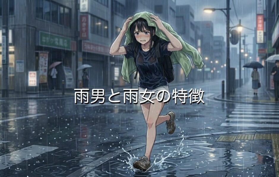 雨男と雨女の特徴！うざい？縁起がいいからモテる？本当にいるのか徹底解説