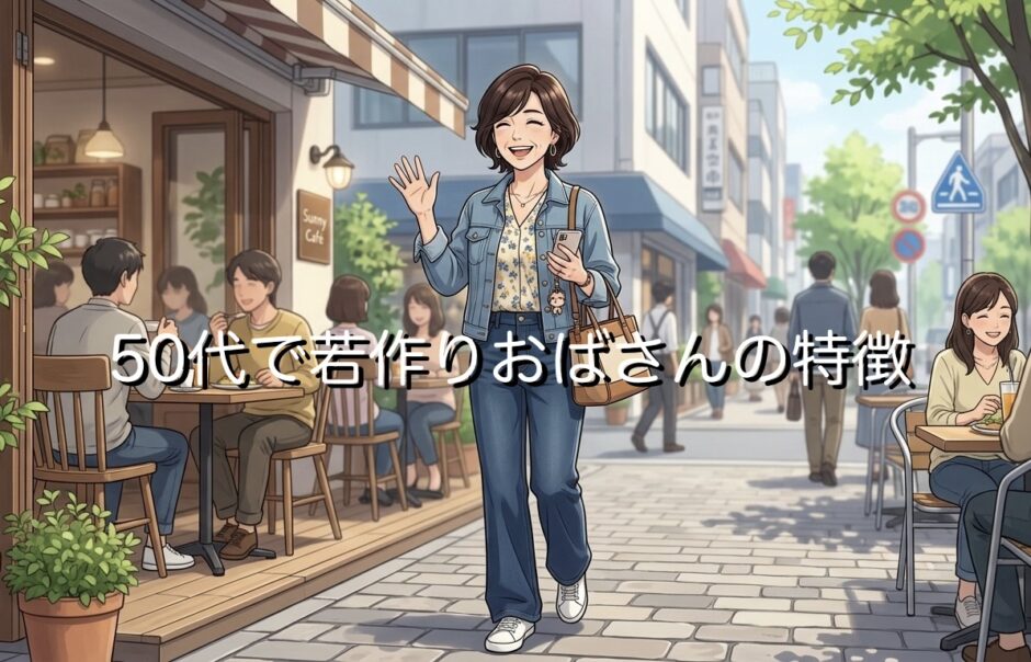 50代で若作りおばさんの特徴や心理！ダサくて痛い？服装や髪型など徹底解説