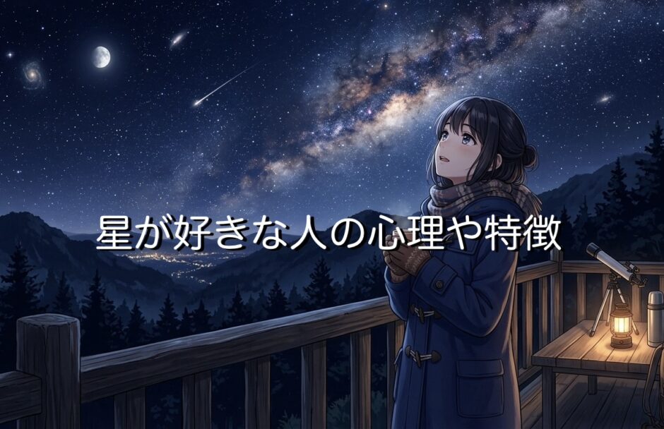 星が好きな人の心理や特徴！星好きに悪い人はいない？男性と女性で性格を徹底解説