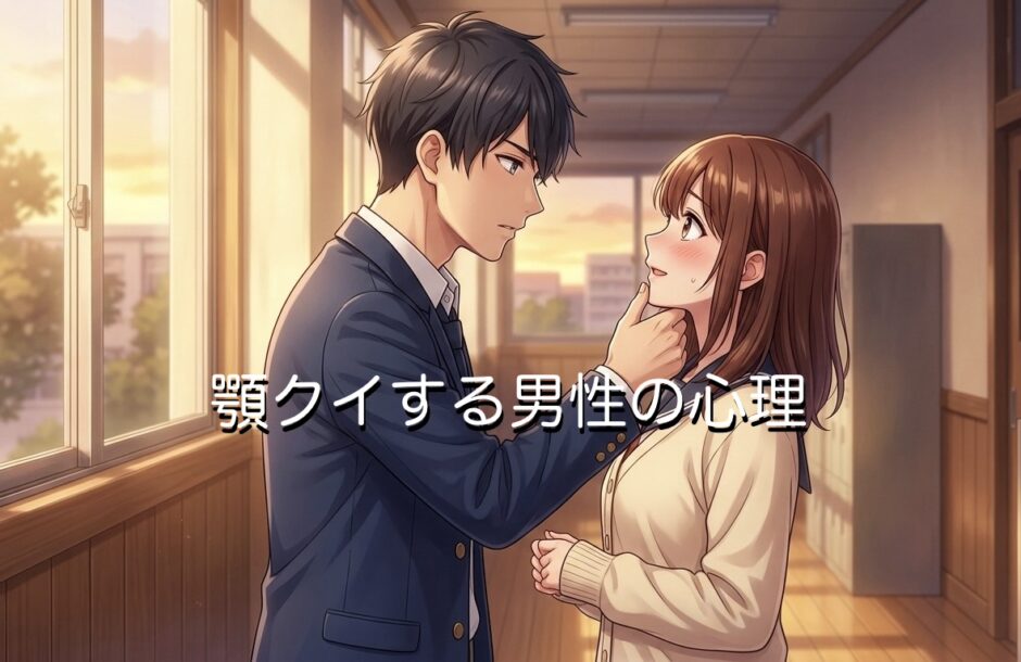 顎クイする男性の心理！気持ち悪い？女性からする場合も徹底解説