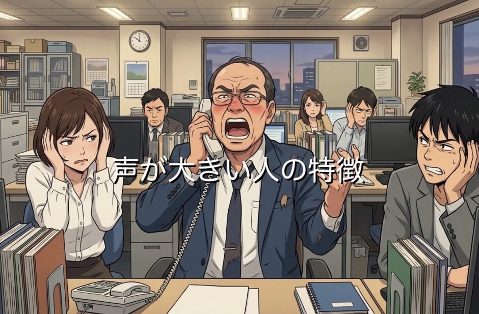 声が大きい人の特徴！職場でうるさいのはなぜ？男性と女性の性格を徹底解説
