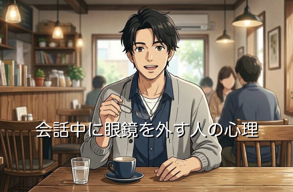 会話中に眼鏡を外す人の心理！恋愛だと脈あり？男性と女性で徹底解説