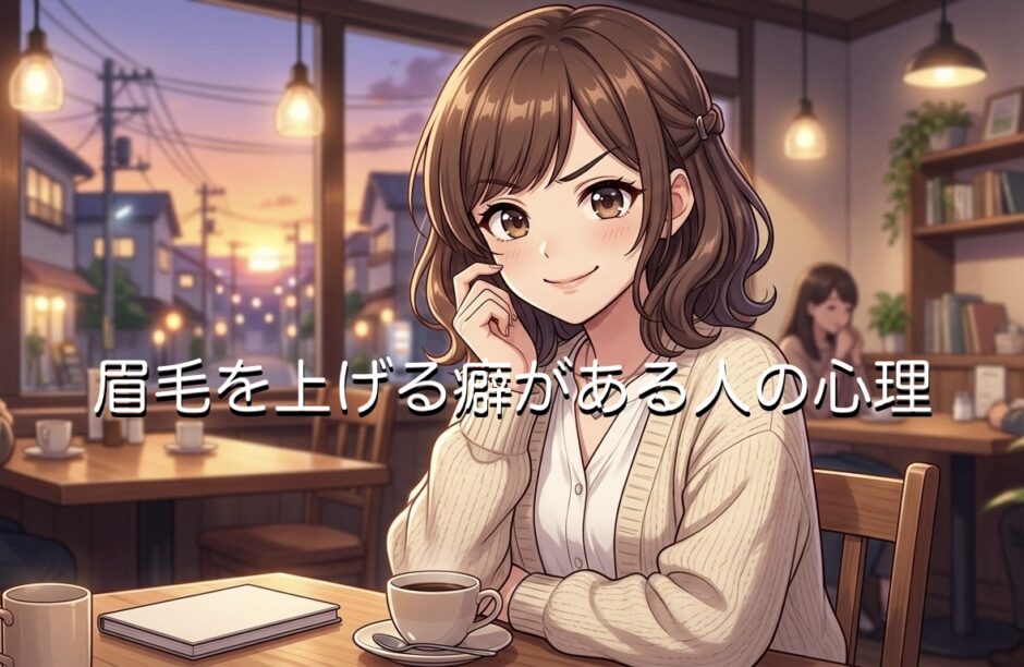 眉毛を上げる癖がある人の心理！好意がある仕草？男性と女性で徹底解説