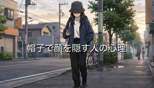 帽子で顔を隠す人の心理！帽子を深く被るのはなぜ？男性と女性で徹底解説